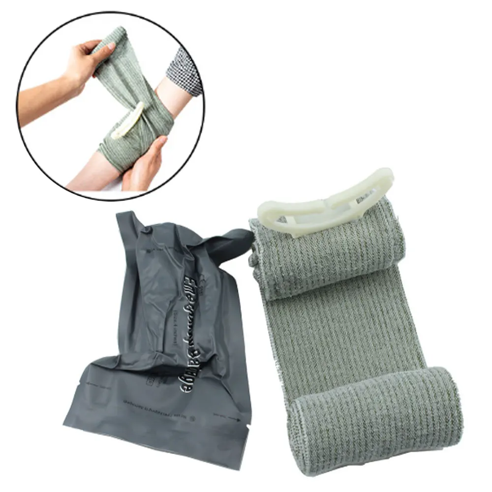 

Outdoor first aid tourniquet emergency elastic bandage military emergency compression sterilization tactical rescue bandages