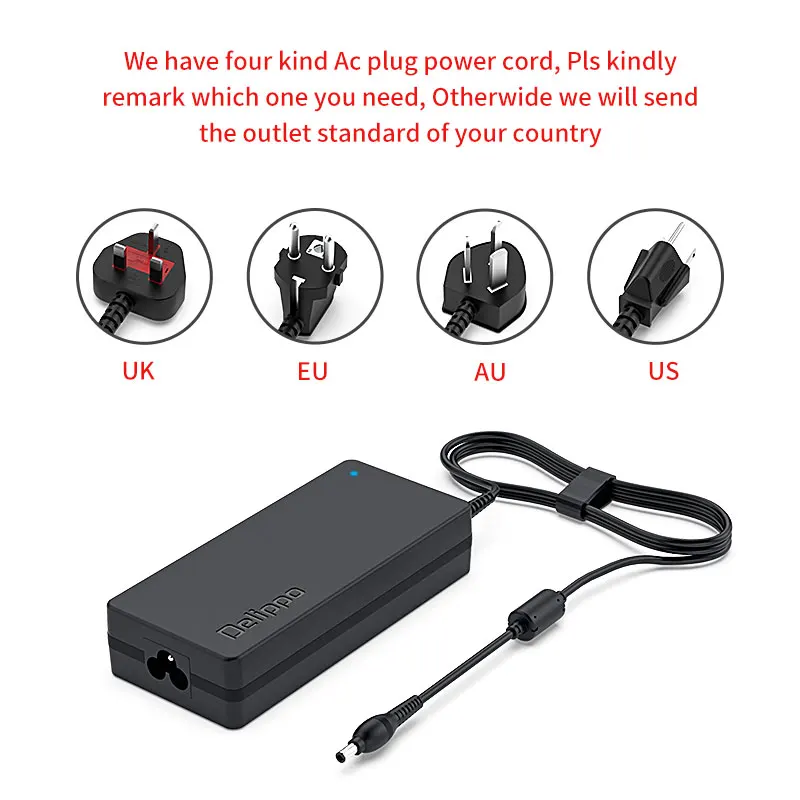 DELIPPO 120W 19V 6.32A переменного тока питания для ноутбука адаптер переменного тока зарядное устройство для Msi GE70 GE60 GS70 Gt640 Gx620 Gx640 Gx660r Gx740 CX62 GE62 GE72