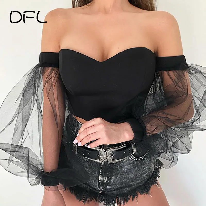 DFLlifes Сексуальная женская футболка с открытой спиной сплошные швы сетчатый