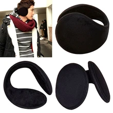 Unissex novo estilo masculino preto earmuff inverno orelha muff banda mais quente aperto earlap presente transporte da gota quente