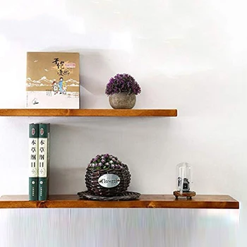 

4pcs 10mm x 102mm Metal Concealed Invisible Shelf Support - 4inchHardened - Low Profile Blind Mounts for wall Shelving Br