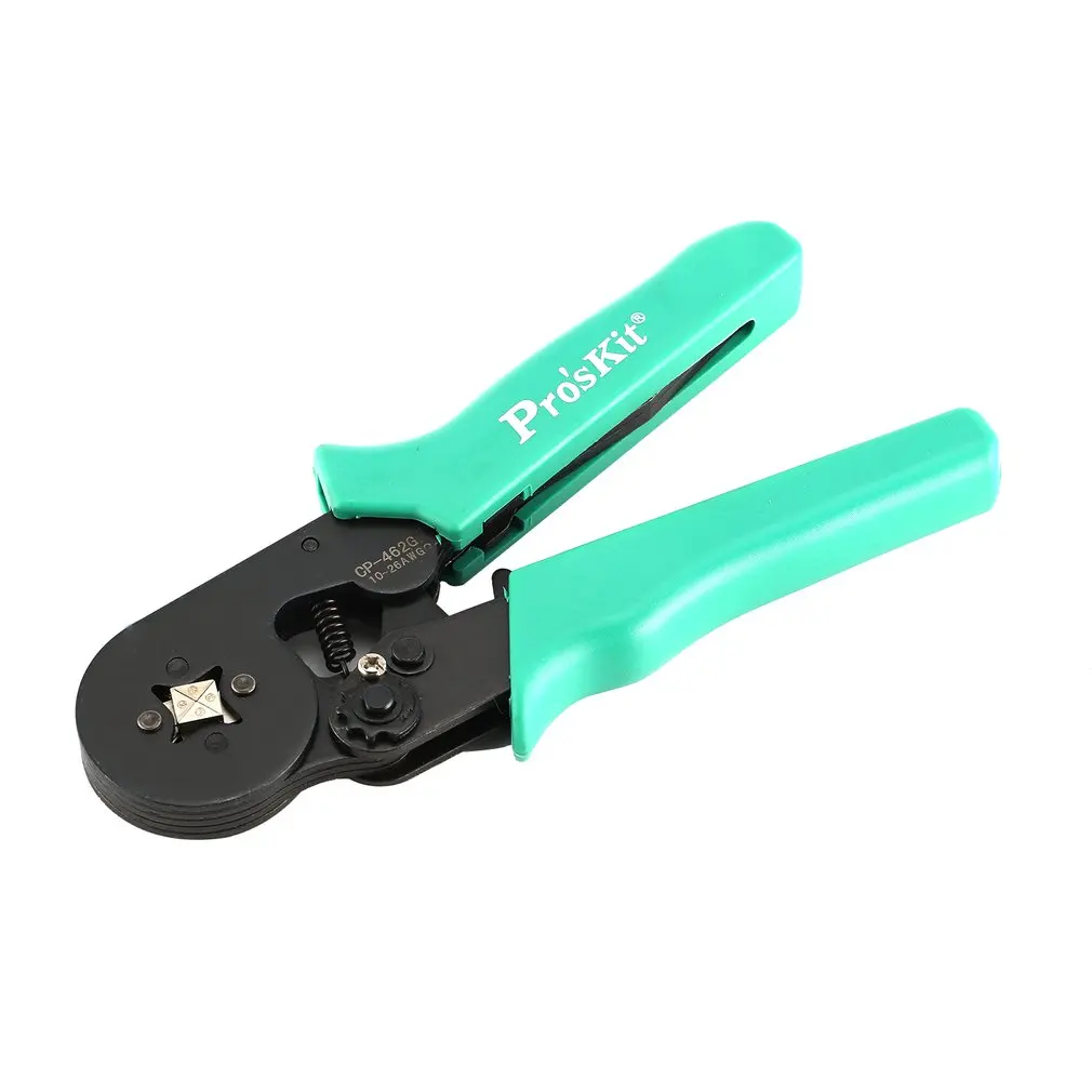 

CP-462G Adjustable Square Ferrule Wire Crimpers Wire Ferrule Crimp Tool-Square Crimping Pliers Practical Line Pressing Tool