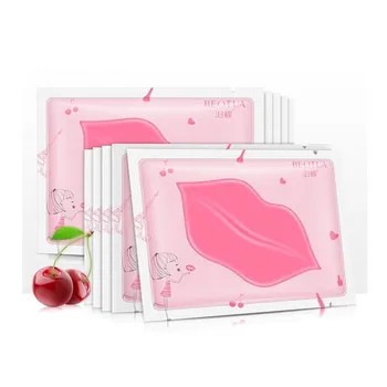 

5pcs Lip Plumper Crystal Collagen Lip Mask Pads Anti Ageing Moisture Essence Gel Patch Lip Masks Lips Care Enhancer Pads