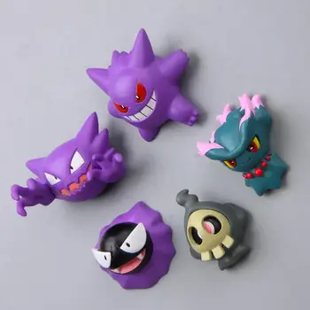 

1pc Cartoon Creative Anime Monster Gengar PVC Figures Model Figure Toys Refrigerator Pastes Home Decor Gifts