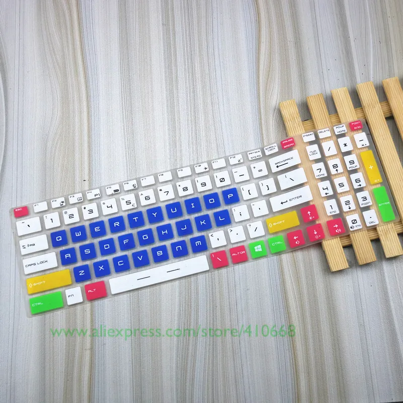 15 17 дюйм чехол для клавиатуры протектор для MSI GL72M 7RDX-684CN GL72 7RDX-623CN GL72M 7REX-817CN GL73 8RE-632CN GV62 GE63 GL63 GP63