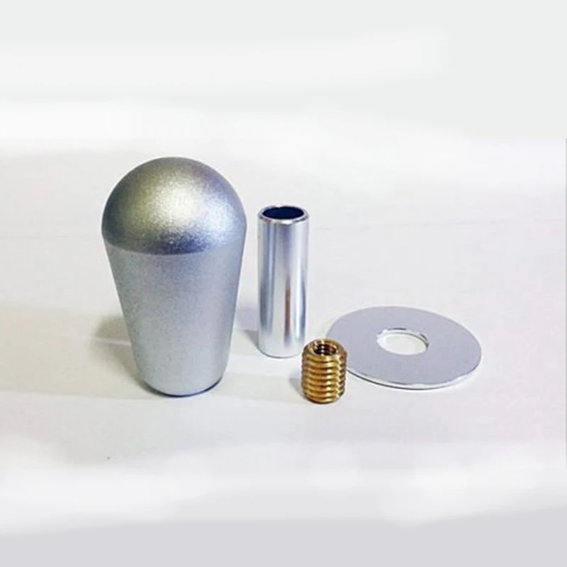 Silver Сменная ручка для аркадных игр KDiT с алюминиевой летучей мышью и ручкой для защиты от пыли, ручка для аркадных джойстиков ZIPPY SANWA SEIMITSU - Цвет: Silver