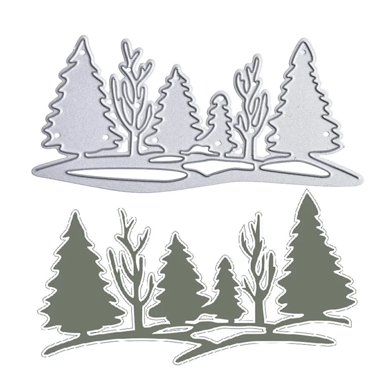 

DiyArts Pine Forest Metal Cutting Dies Christmas Dies for DIY Scrapbooking Decorative Embossing Handcraft Die Cutting Template