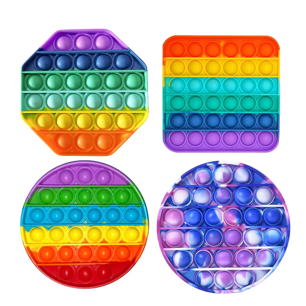 Juguete sensorial para aliviar el estrés para niños y adultos, juguete para apretar blando, con hoyuelos, 2021