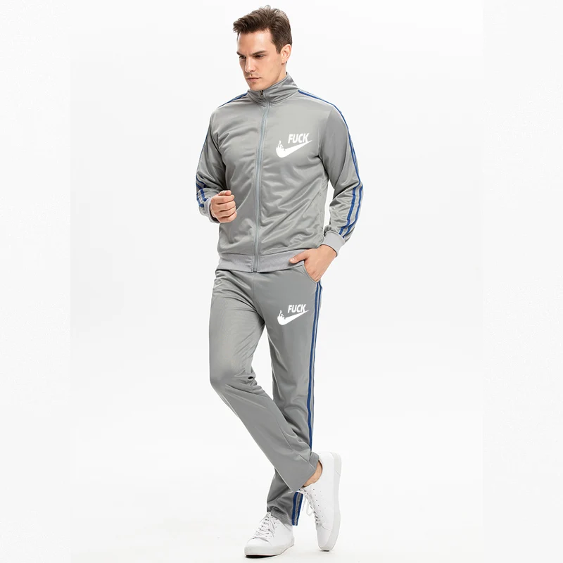 

Sportswear 2019 Running Winter Autumn Tracksuit Man Men Sport Brand Tracksuits Outwear Set 2 pieces Sportswear Sweat Suit Men
