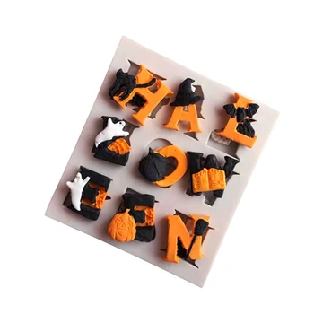 

1Pc DIY Modeling Clay Halloween Series Mold Liquid Silicone Mold DIY Jewelry Accessaries
