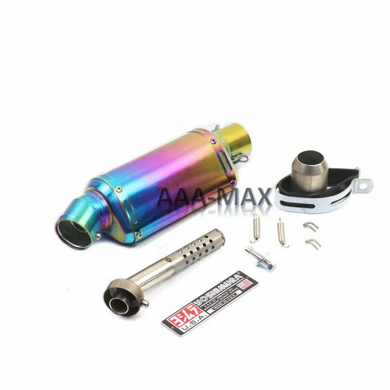 Мотоцикл для Yoshimura выхлопная труба, глушитель для KTM ATV GSXR250 Z750 Z800 Z1000 NINJA250 CBR CRF230 NC700 - Цвет: F01