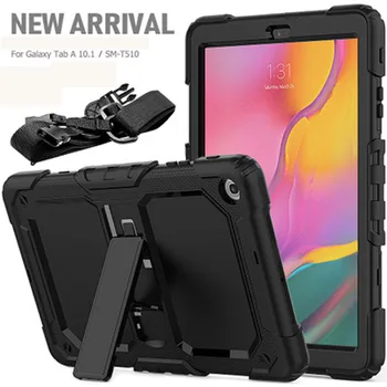 

For Samsung Tab A 10.1 T510 2019 Case Heavy Duty Armor Shockproof Kids Stand Case Cover for Samsung Galaxy Tab A 10.1 T510 T515