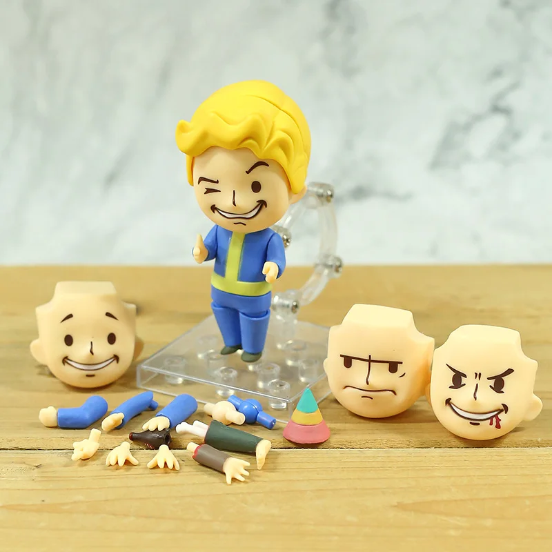 Fallout ПВХ экшн-фигурка для мальчика в сейфе 1209 кукла с лицом Q Коллекционная модель