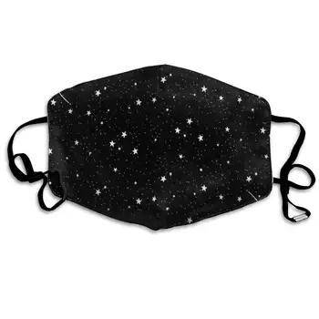 

DANIPEW Starry Sky Unisex Mouth Anti Pollution Dust Mouth Mask Adjustable Anti Dust Face Mouth Mask,Polyester Face Mask for