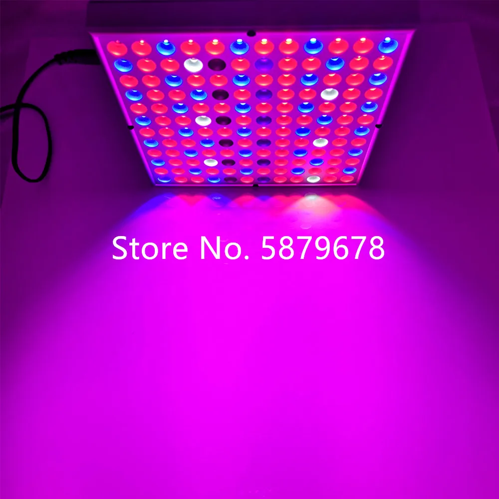 45W LED Grow Light 144LED Full Spectrum for Flowering Plant and Hydroponics System indoor Grow Tent Greenhouse Lamp