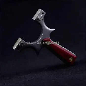 

Powerful Slingshot With Sight Catapult Outdoor Hunting Slingshot Hunt Tool Stainless Steel Hunting Sling Shot With Flat Rubber