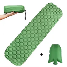 Сверхлегкий матрас надувной коврик с надувным мешком Надувной Спальный Коврик Надувной Матрас Кемпинг спальный коврик для туризма кемпинга