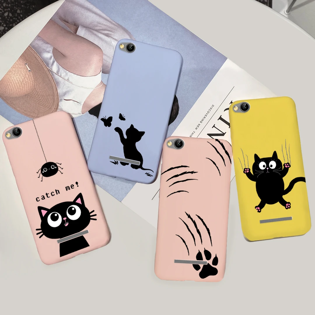 Lovely Cartoon Silicone Phone Case - Candy Color Soft Cover