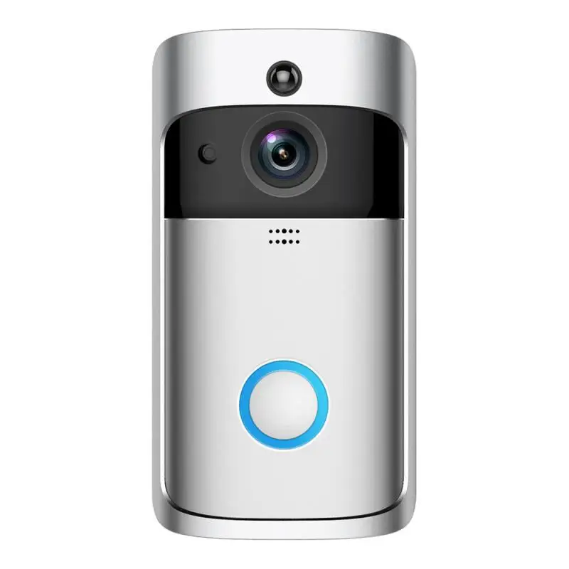 

Intelligent visual doorbell V5 open hole free electronic cat eye anti-theft monitoring HD camera video wireless WiFi