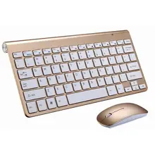 

Mini Portable 2.4G Wireless Wear-resistant Keyboard Mouse Set for Computers