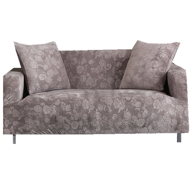 Европейский плюшевый 3D рельефный чехол для дивана все включено Sofacover высокая эластичность кожаный диван нескользящий диван подушка диван полотенце