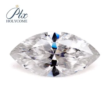

2.5X5MM Marquise cut high quality DEF VVS1 loose moissanite for diamond ring accept custozation free carving 2020news wholesal