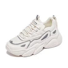 

Women Platform Sneakers Famale Casual Daddy Shoes Classic Style Ladies Trainers Footwears Fashion Design Women's Shoes AA-44