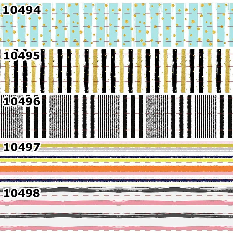 

10yards - Different Sizes - Fashionable Stripe Style Watermelon Style Printed Grosgrain Ribbon Hair Accessories