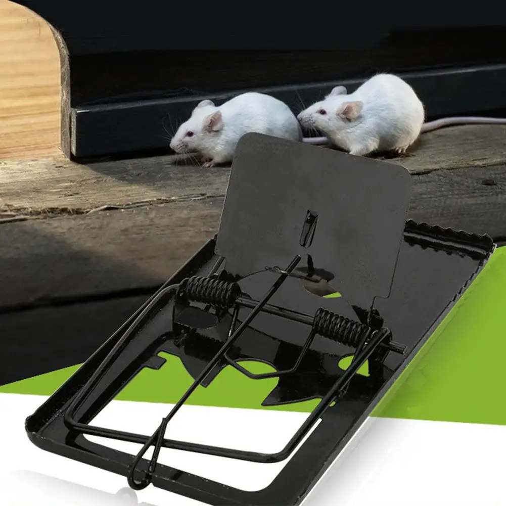 

Household Reusable Sensitive Rat Mouse Trap Catcher Mice Bait Spring Clamp Clip