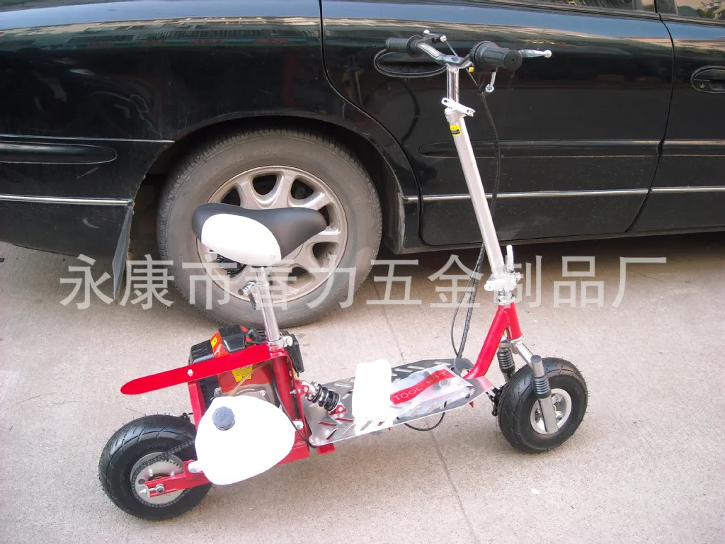 Two Stroke Engine Gasoline Scooters Mini Scooter Motorcycle Fuel Moped Gas Scooter