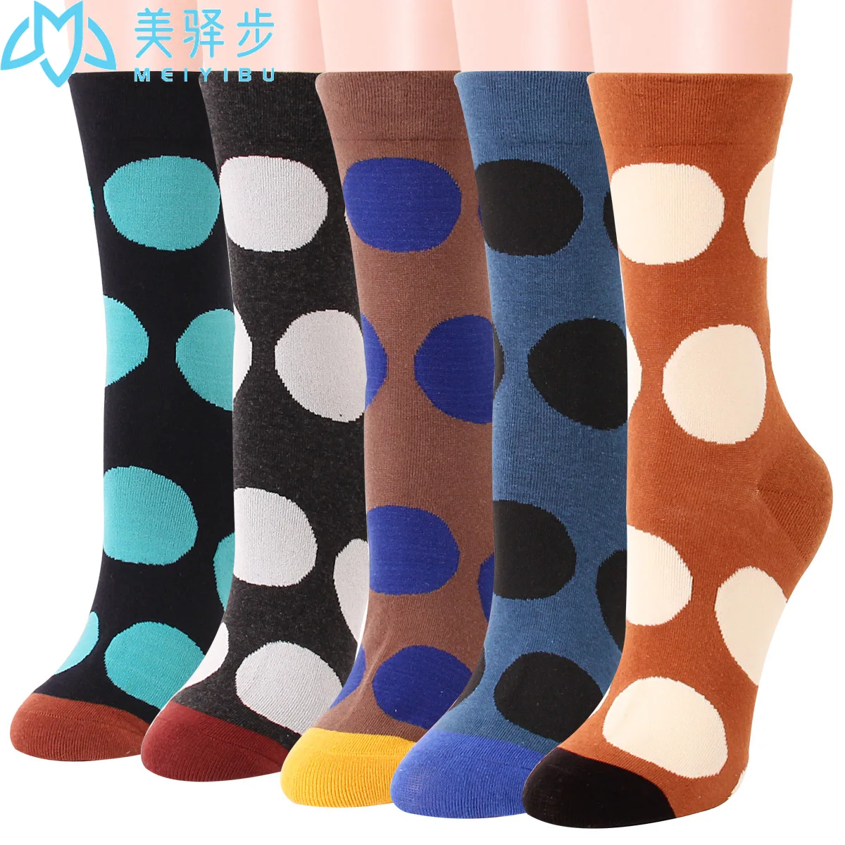 

Cute Cotton Socks 12 Pairs Per Set Women's Socks Sweat Absorbing Breathable