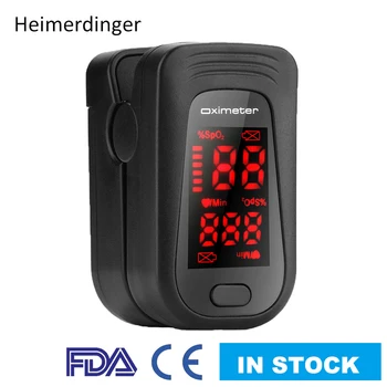 

Blood Oxygen Monitor Finger Pulse Oximeter Oxygen Saturation Monitor Fast Shipping within 24hours (without Battery) CE Dropship
