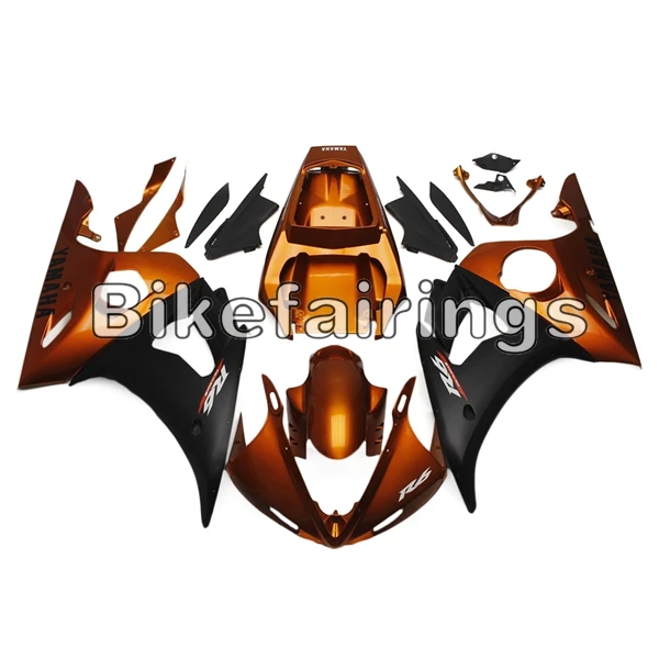 Полный комплект обтекателя Для Yamaha YZF-600 R6 2003 2004 2005 YZF R6 03 05 ABS пластиковые детали для мотоцикла кузов матовый оранжевый черный
