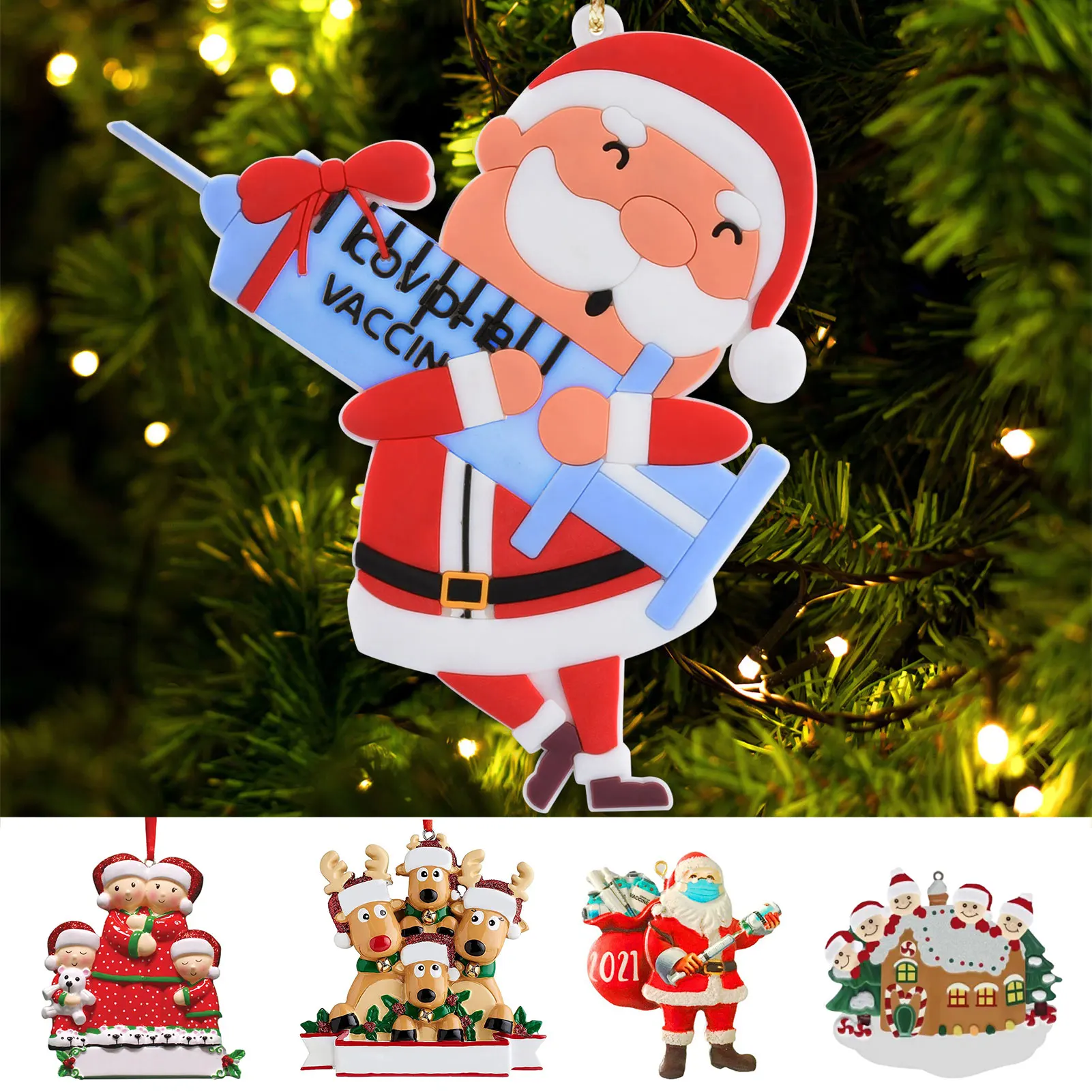 Christmas Ornaments 2021 Unique Hanging Pendant For Gift And Christmas