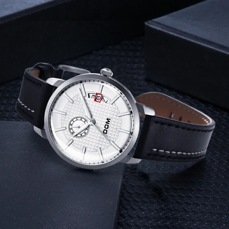 

DOM Watch Men's Fully Automatic Analog Watch Men Waterproof Watch Mesh Belt Wholesale a Generation of Fat M-8111L-7M