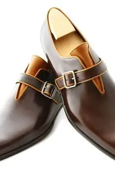 

High Quality New Fashion Men Pu Leather Buckle Shoes Male Casual Classic Trendy Low Heel Dress Shoes Zapatos De Hombre TV608