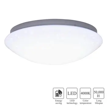 

Star Point Round Ceiling Lamp 220v 12w Living Room Bedroom Round Corridor Kitchen Light Ultra-Thin Ceiling Lamp