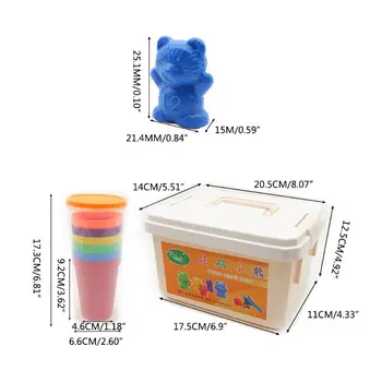 

Perfect Counting Bear Set with Sorting Cup Dices Tweezers Educational Puzzle Toy X5XE