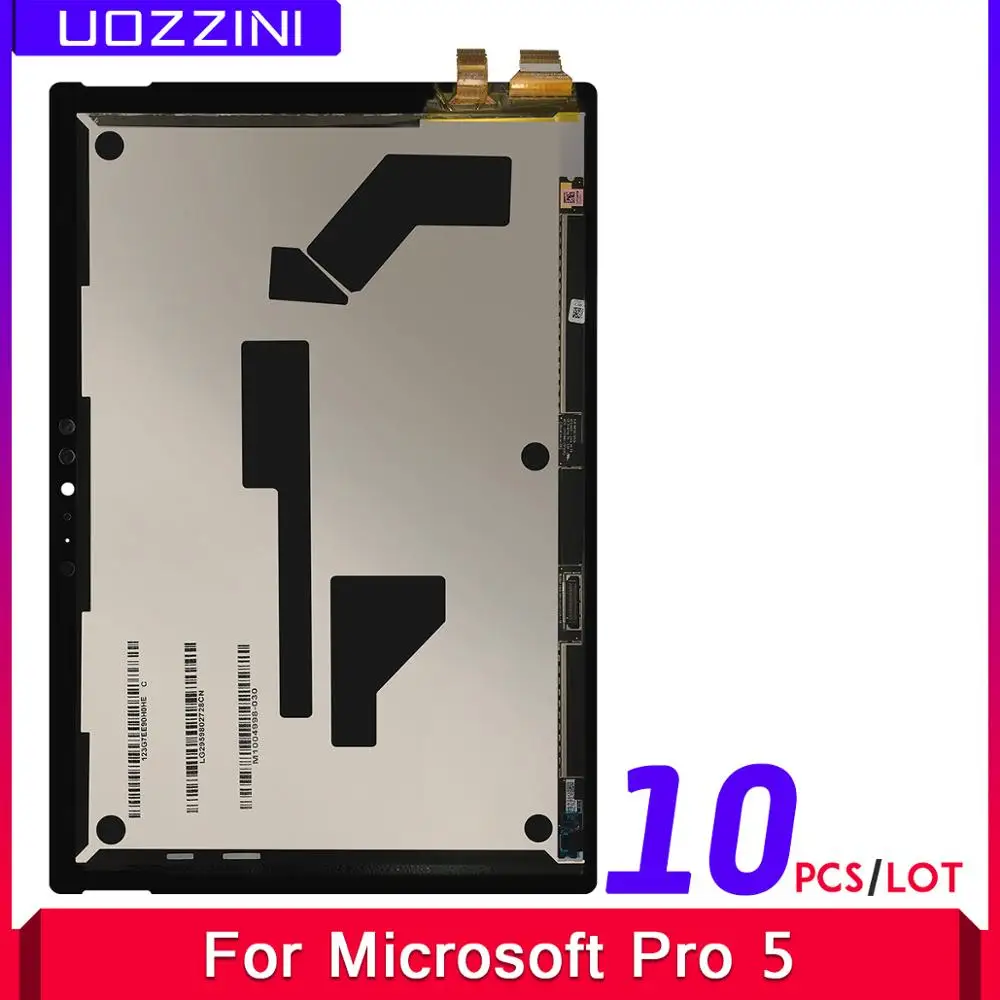 

10 Pcs/Lot New 12.3" 2017 for Microsoft Surface Pro 5 1796 LP123WQ1(SP)(A2) LCD Display Touch Screen Digitizer Assembly
