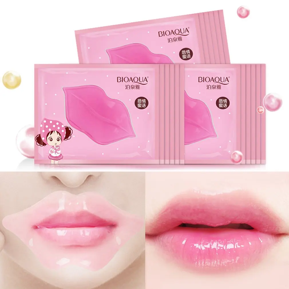 New Crystal Collagen Lip Mask Pads Moisture Essence Anti Ageing Wrinkle Patch Pad Gel lip balm 1 New Crystal Collagen Lip Mask Pads Moisture Essence Anti Ageing Wrinkle Patch Pad Gel lip balm 1
