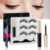 5 Magnet Eyelash Magnetic Eyeliner & Magnetic False Eyelashes & Tweezer Set 6 PCS Resuable Eyelashes Makeup Kit New Year Gift 1