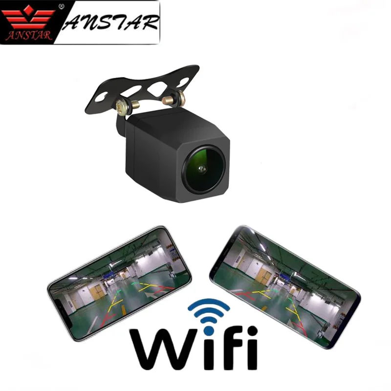 

ANSTAR Mini Rear View Camera WiFi Back Car Camera Waterproof Wide Angle Reverse Cam Night Vision Backup Parking Vehicle Dash Cam