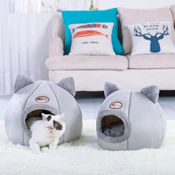 

Kennel Pet Cushion House Puppy Mat Pet Bed Winter Dog Pet Cat Dog Bed For Small Medium Large Dogs M/L