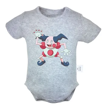 

Pokemon Mr. Mime Nidoran Pidgeot Pidgey pinsir Design Newborn Baby Boys Girls Outfits Jumpsuit Print Infant Bodysuit Clothes