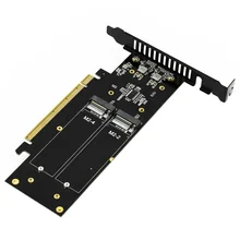 JEYI iHyper m.2 X16 до 4X NVME PCIE3.0 GEN3 X16 до 4* NVME RAID карта PCI-E VROC RAID Hyper M.2X16 M2X16 4X X4 NVME* 4 RAID