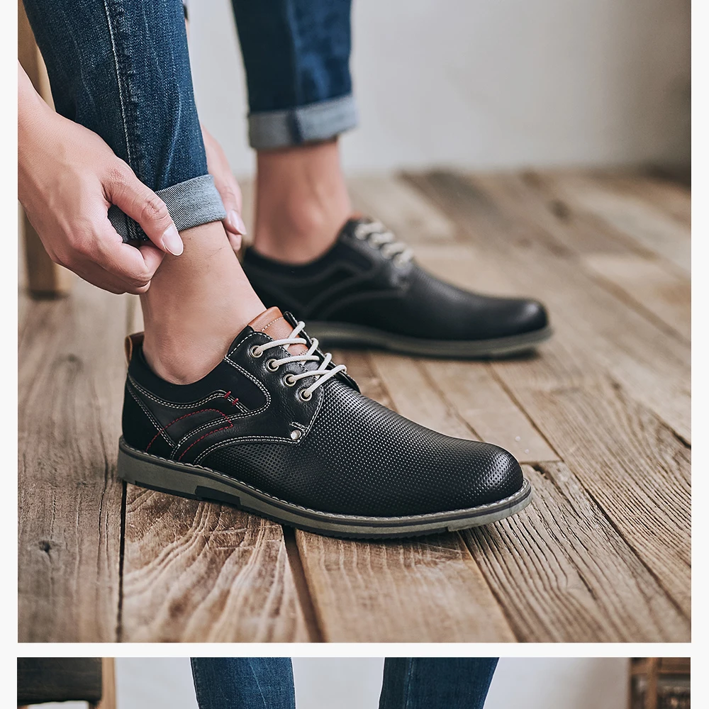 Г. Осенняя мужская повседневная обувь мужская кожаная обувь с перфорацией типа «броги» для офиса Мужская модная дизайнерская деловая прогулочная обувь на шнуровке