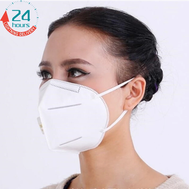 

5PCS 3D KN90 PM2.5 Medical Surgical Face Mask Antibacterial Breathable Nonwoven PP Mouth Mask Anti-virus 2019-nCoV Facial Mask