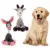 Fun Pet Toy Donkey Shape Corduroy Chew Toy For Dogs Puppy Squeaker Скрипучий Плюшевый Костяной Моляр Собака Игрушка Pet Training Dog Аксессуары