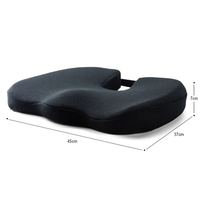 Высококачественная подушка для сиденья из пены с эффектом памяти, регулируемые подушки для сидения автомобиля, подушка для офисного стула, вождения, задней кости, боли в спине