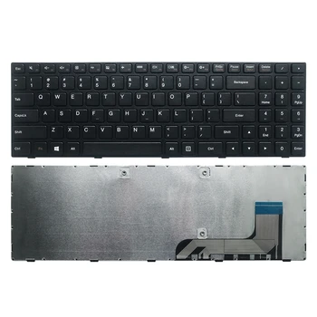 

New English Laptop keyboard for Lenovo Ideapad 100-15 100-15IBY 100-15IB B50-10 NSK-BR0SN T6GT-US US BLACK